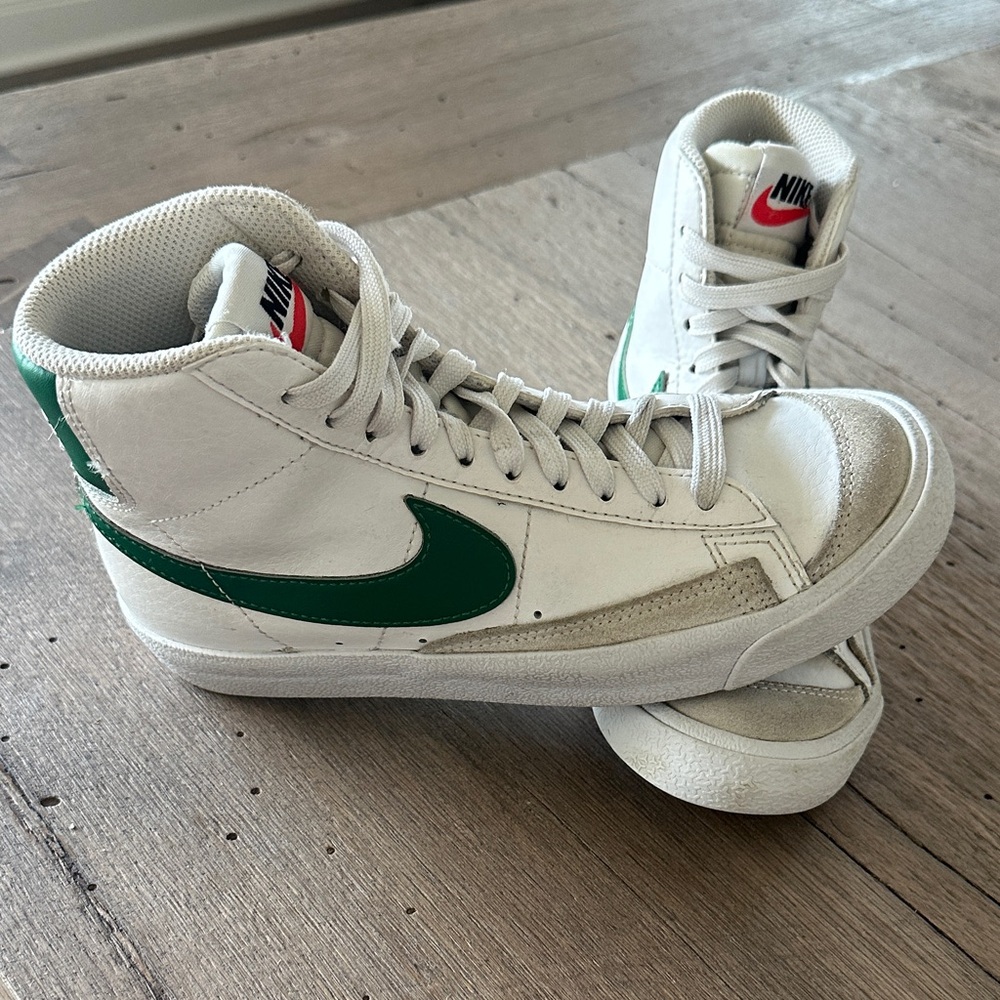 Nike Kids Sneakers White and Green